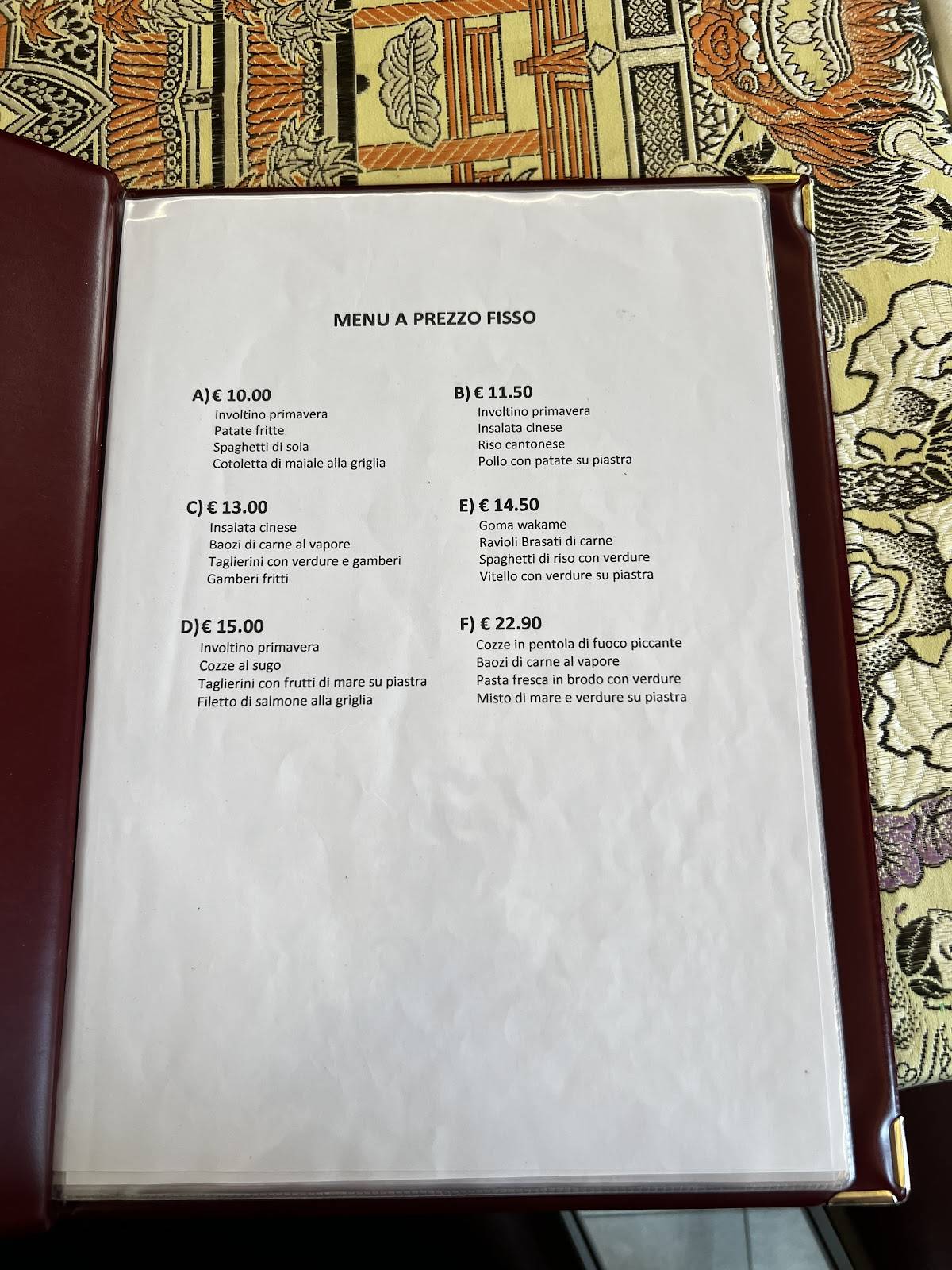 Menu di Hua LI Du 