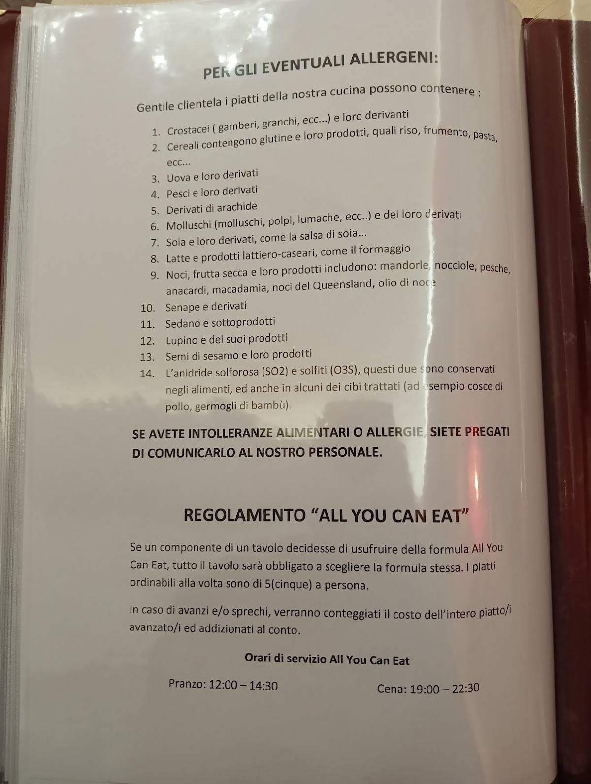 Menu di Hua LI Du 