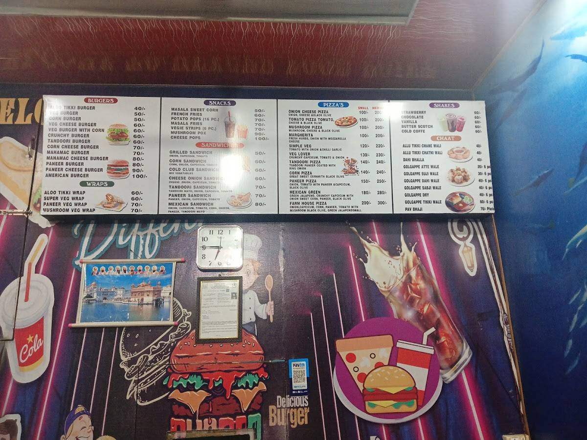 Hunger Food Point menu