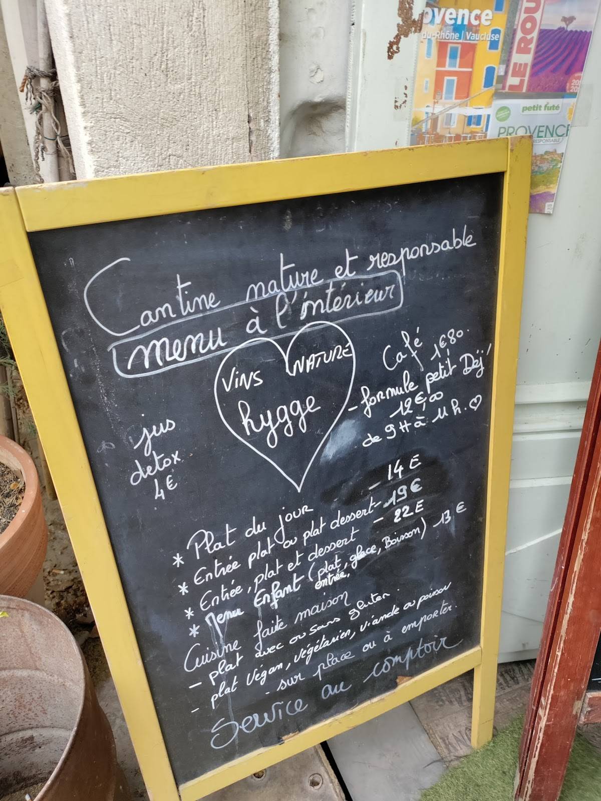 Menu de Hygge