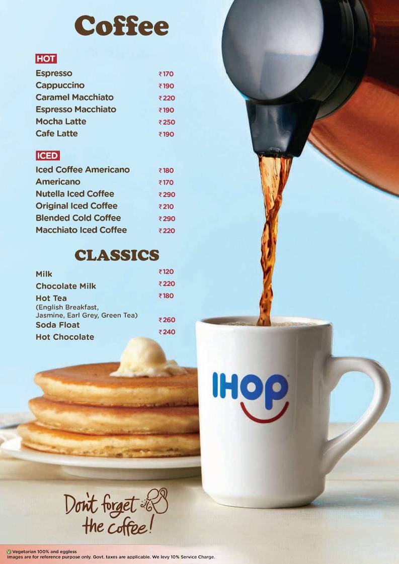 IHOP - American Family Restaurant menu