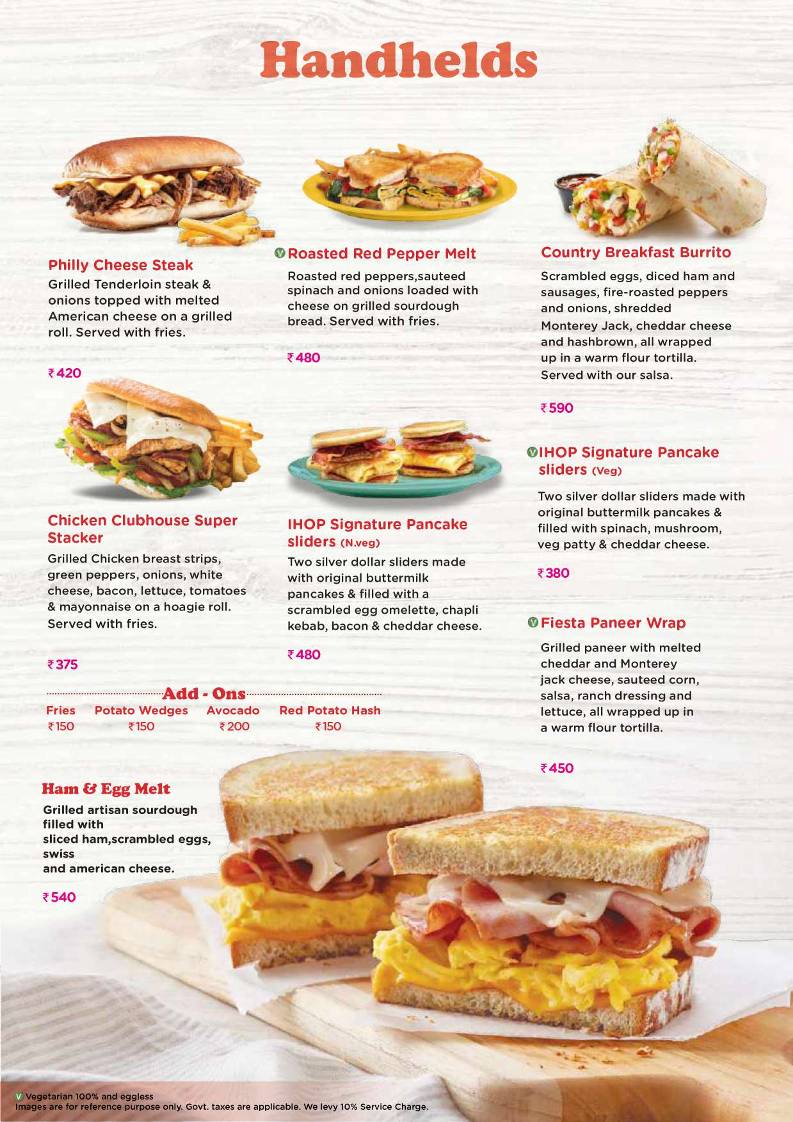 IHOP - American Family Restaurant menu