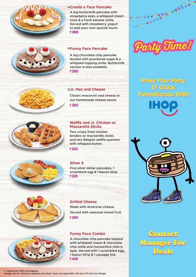 IHOP - American Family Restaurant menu