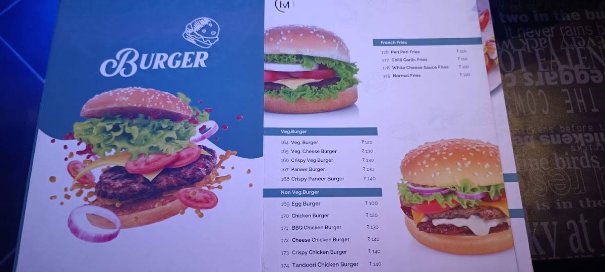 Ice Magic menu
