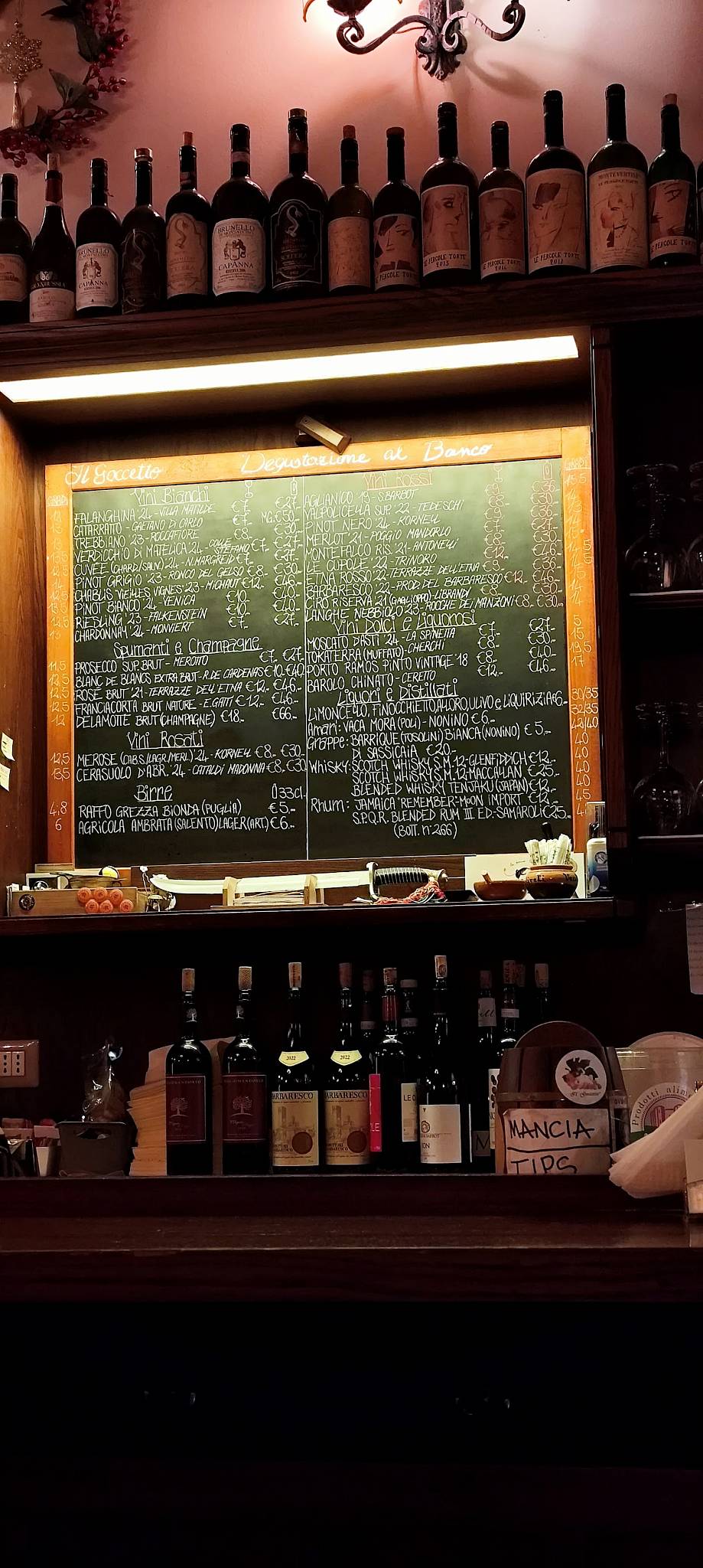 Menu di Il Goccetto 