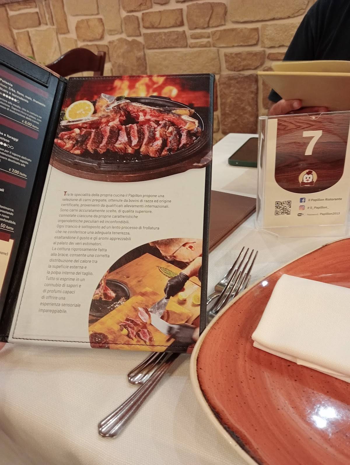 Menu di Il Papillon 