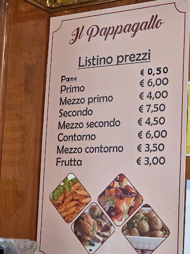 Menu di Il Pappagallo 