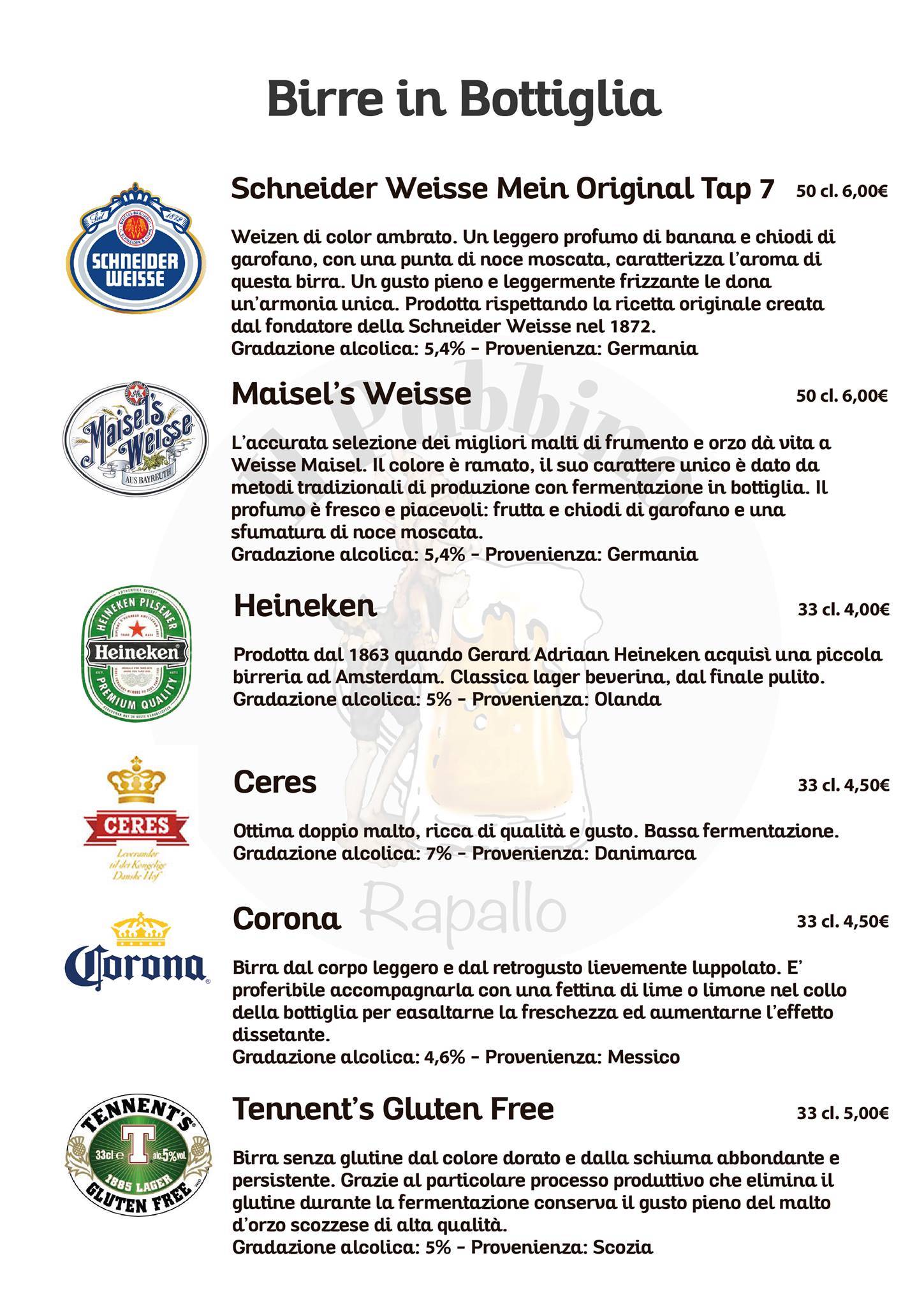 Menu di Il Pubbino 