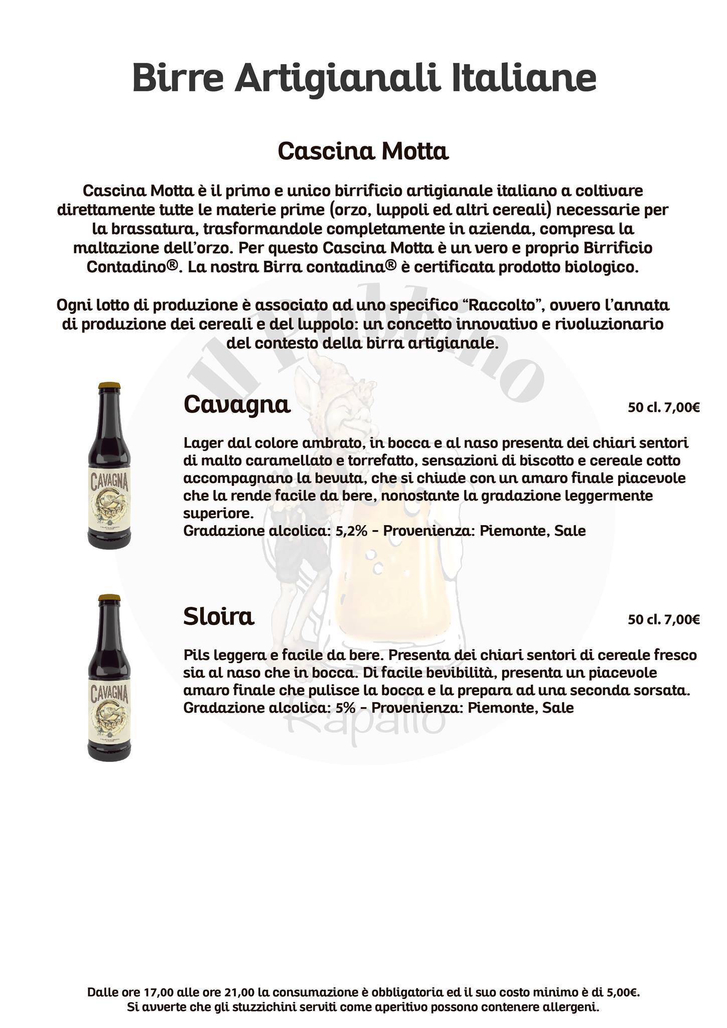 Menu di Il Pubbino 