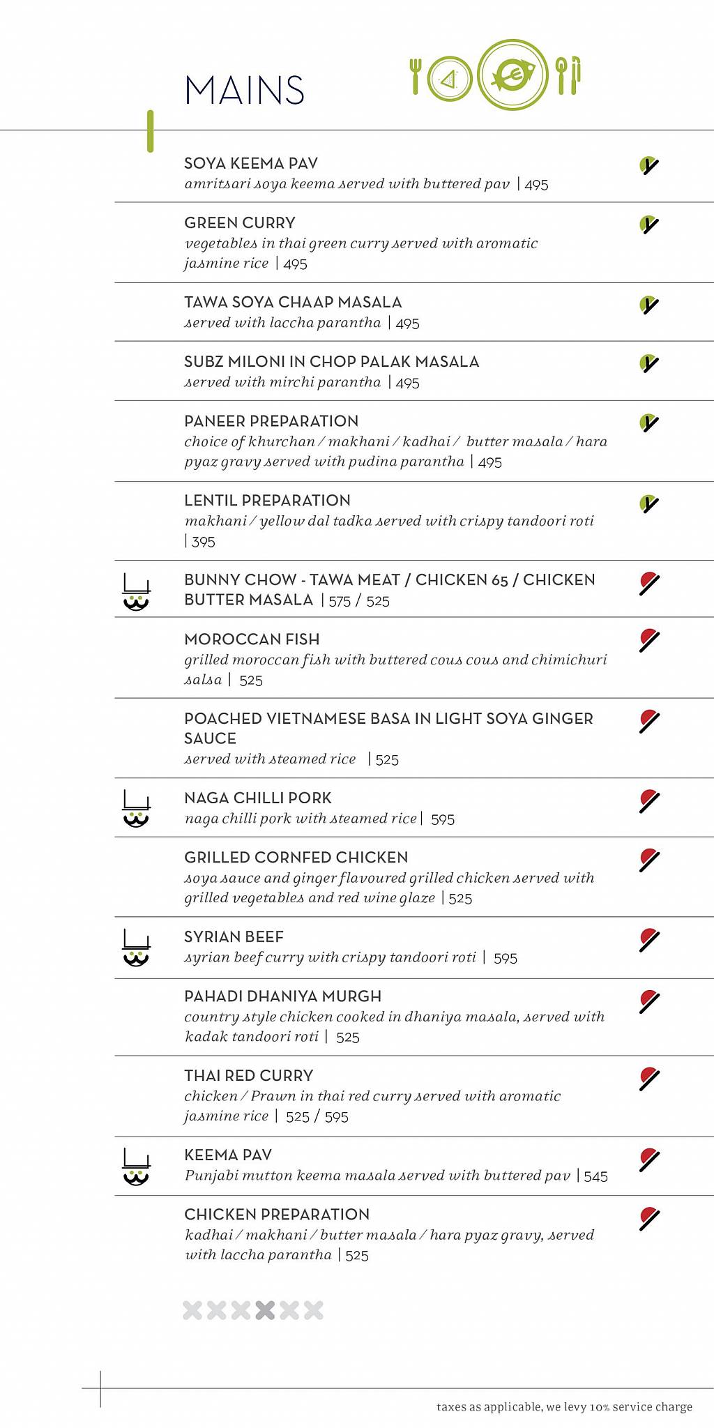 Impromptu menu