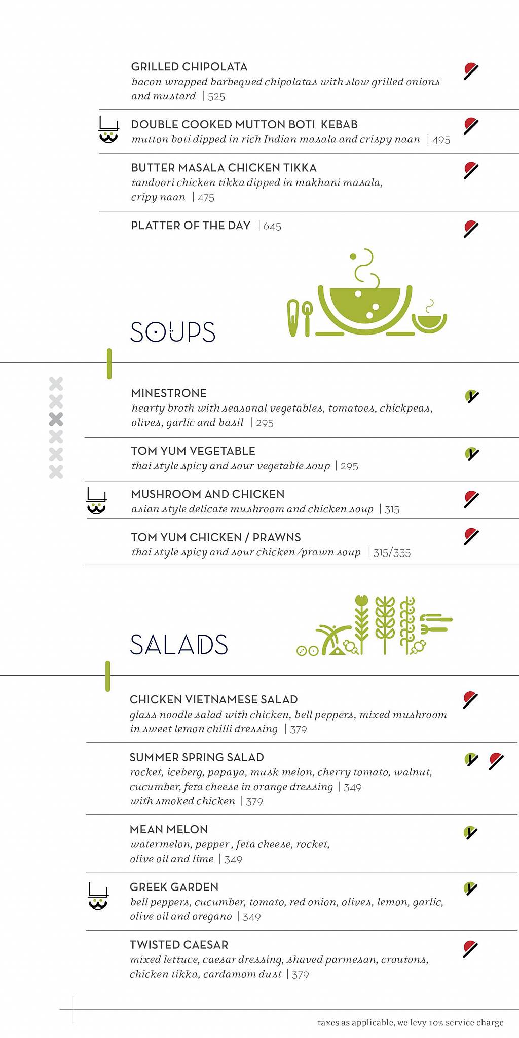 Impromptu menu