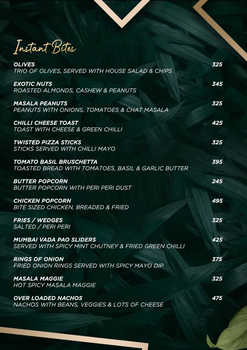 Impulse Noida menu