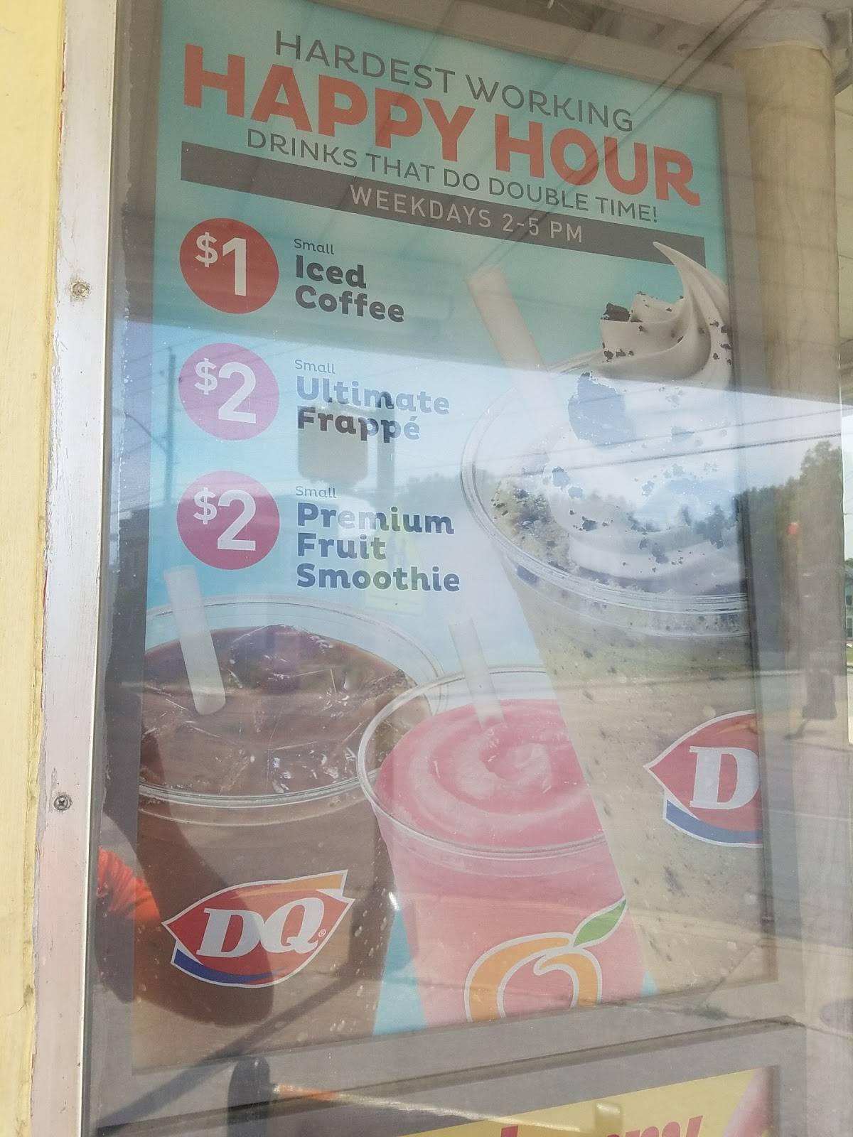 Menu at Dairy Queen (Treat) fast food, Indianapolis, Fletcher Ave
