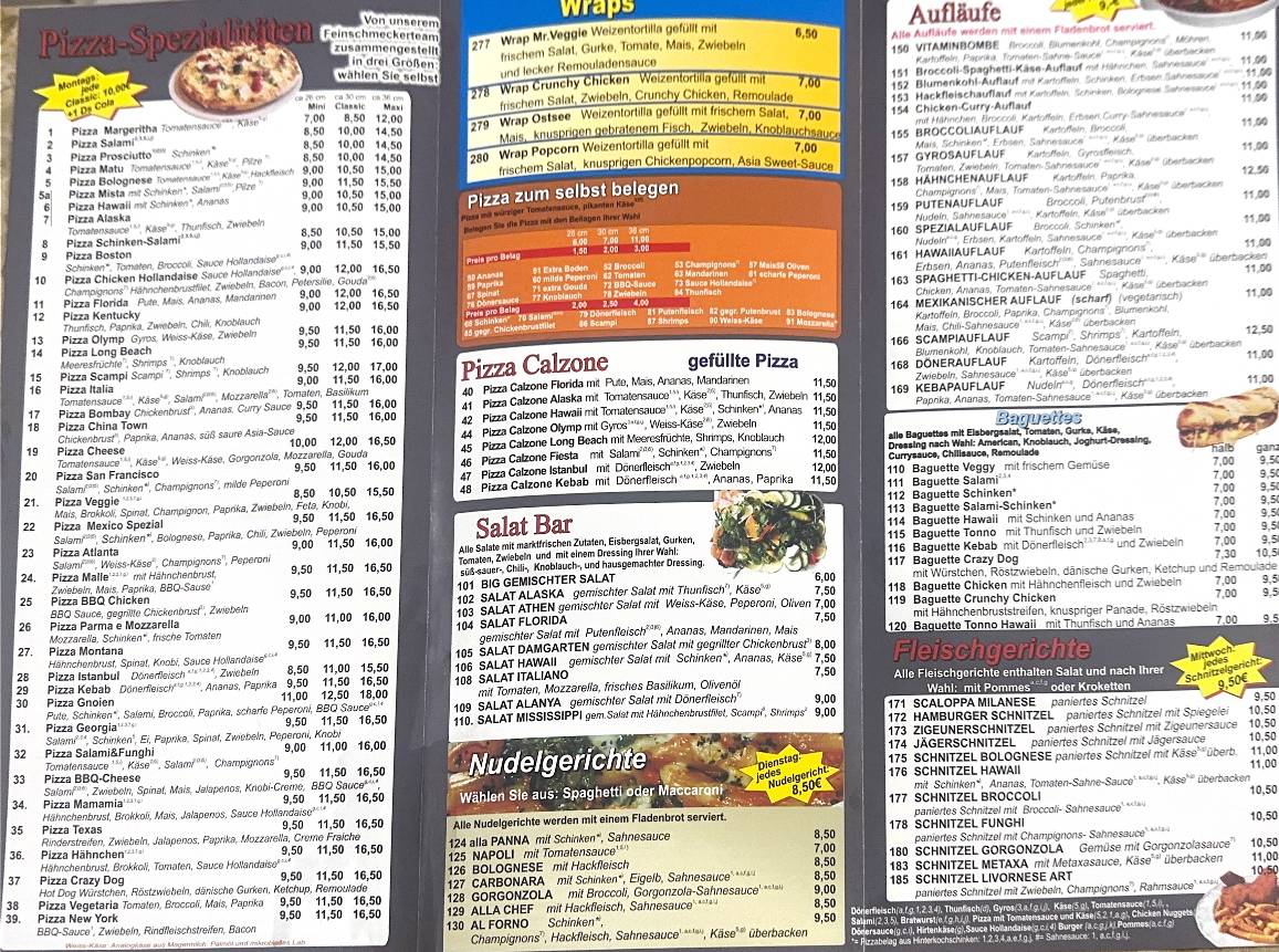Ekici Cafe Restaurant Menu