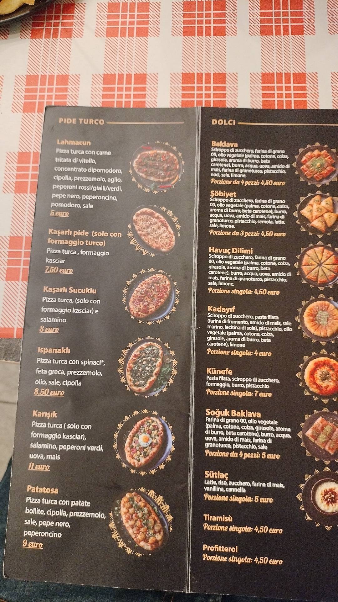 Menu di Kebabbaro Di Rivoli 