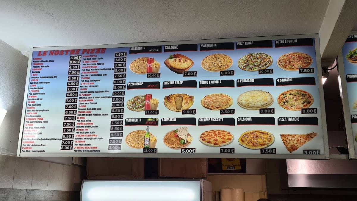Menu di Istanbul porlezza kebap & pizza 