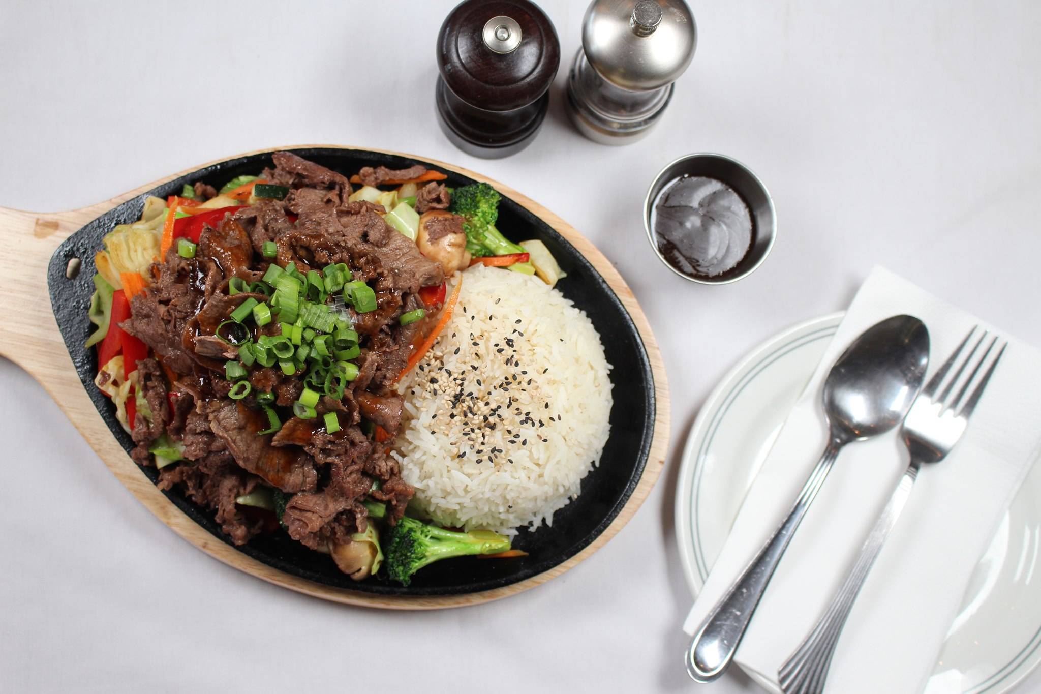 Menu at JJ Joy restaurant, Penticton