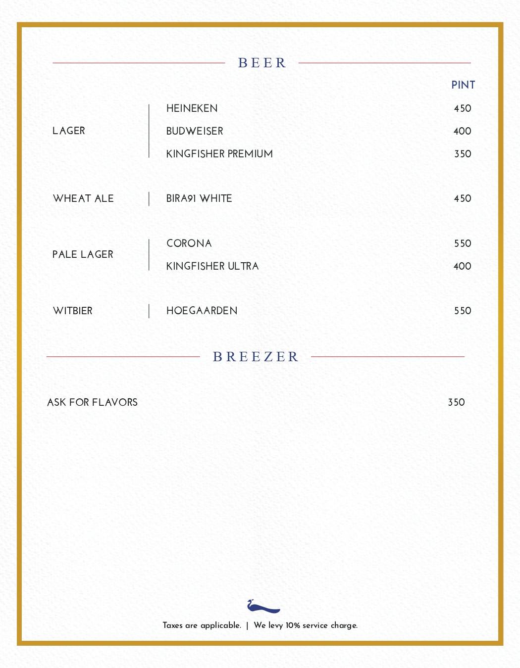 1932 Trevi menu