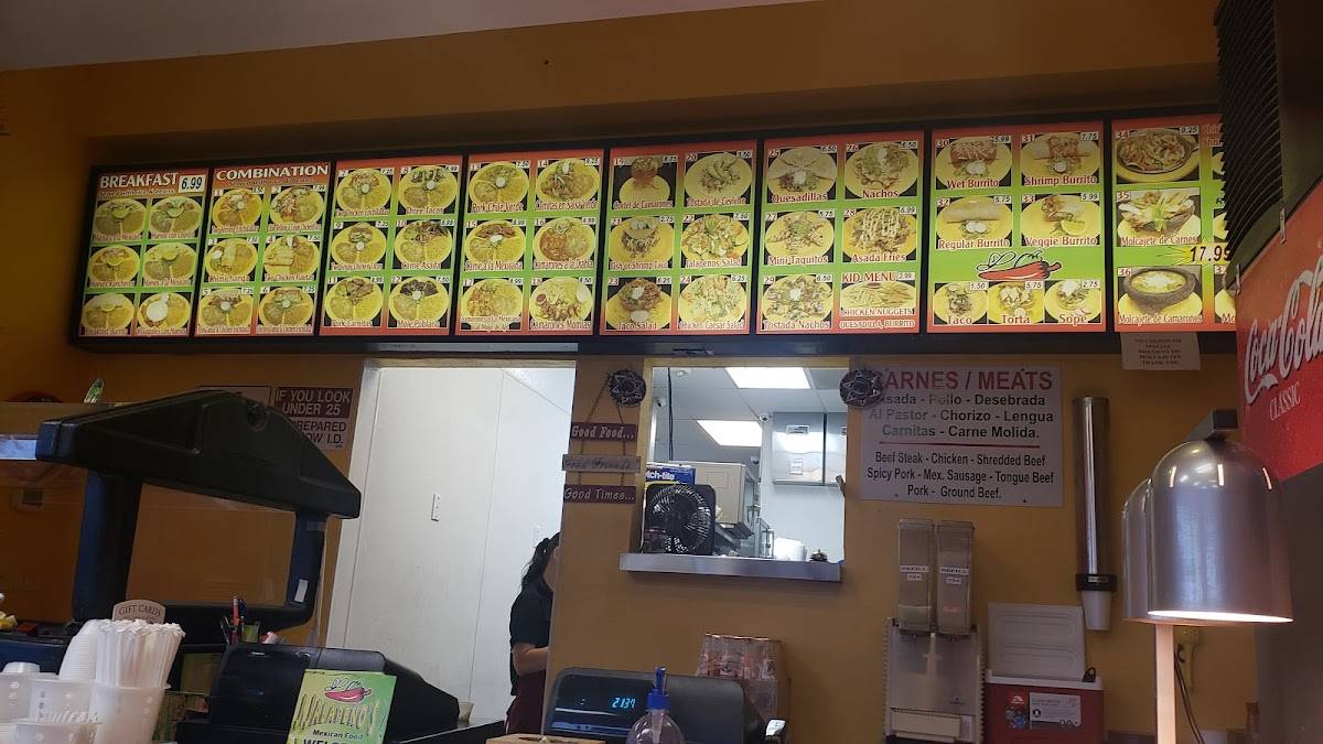 Menu at Jalapenos restaurant, Sparks, 295 Los Altos Pkwy 101