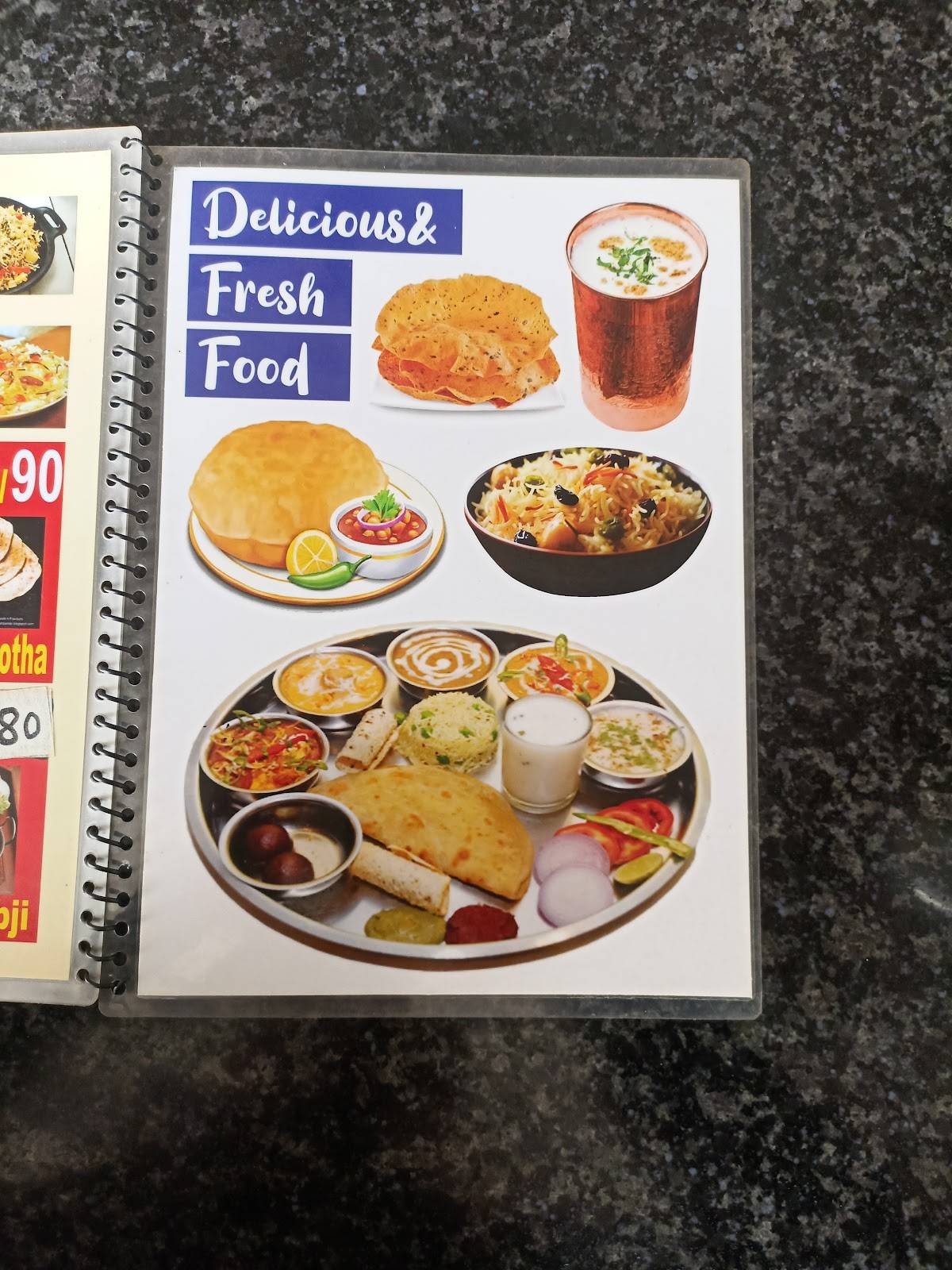 Jay shree bholenaath center menu