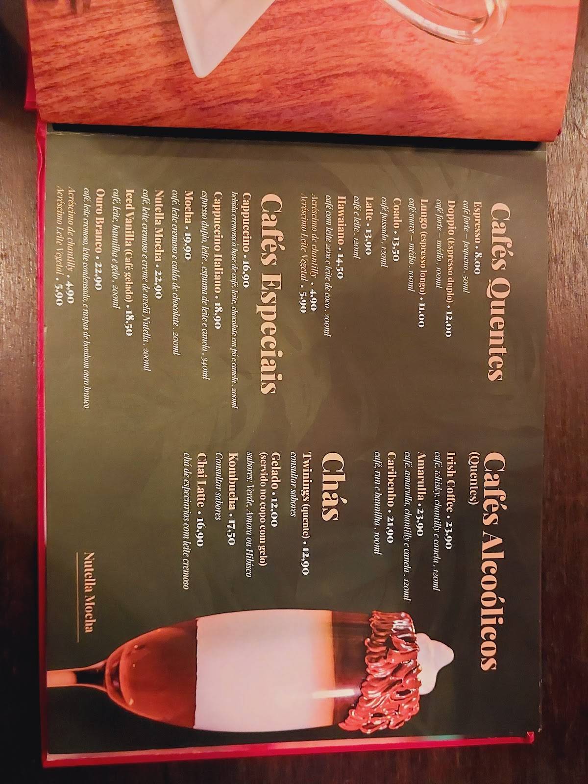 Secretto Café cardápio
