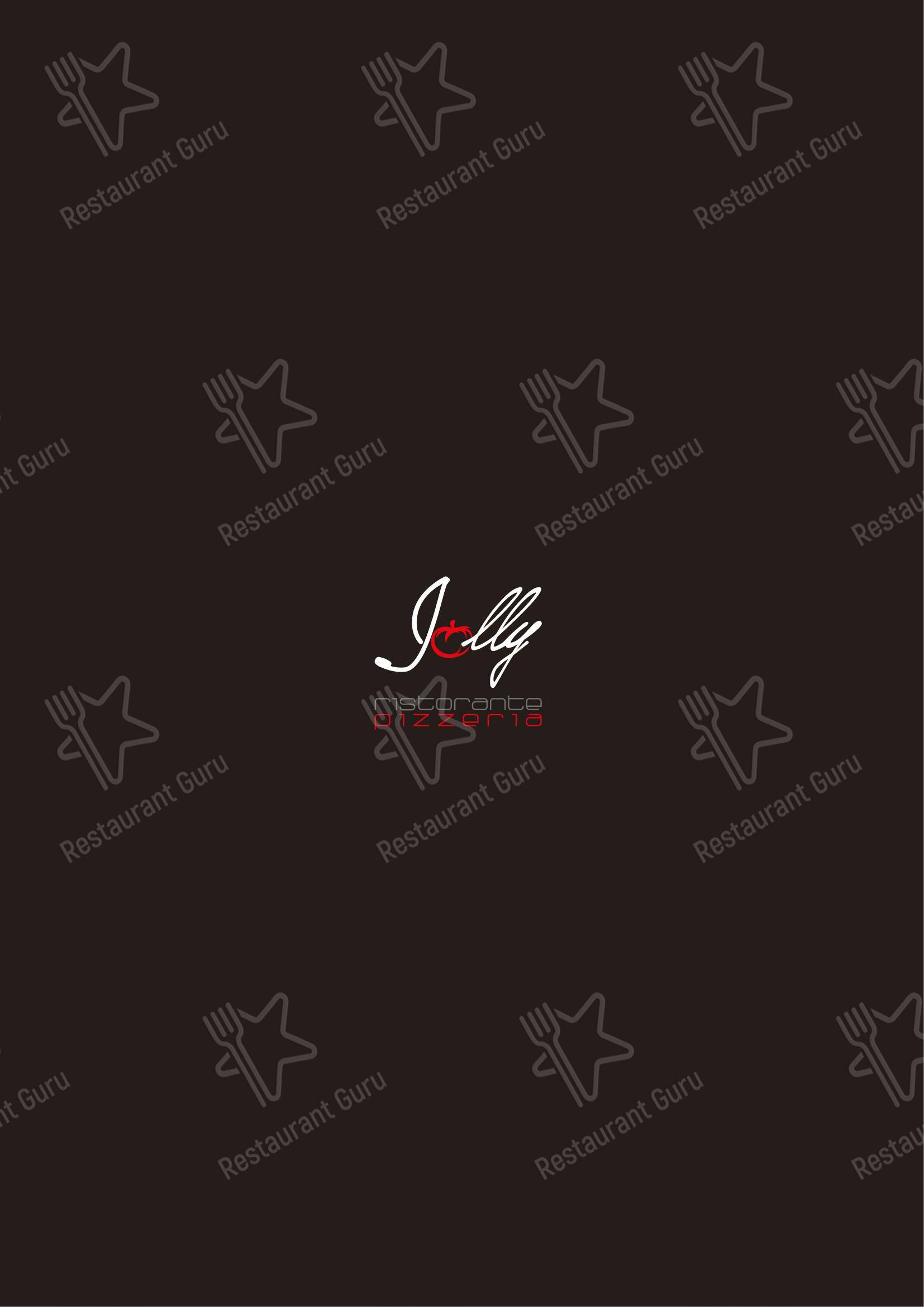 Menu per Jolly pizzeria