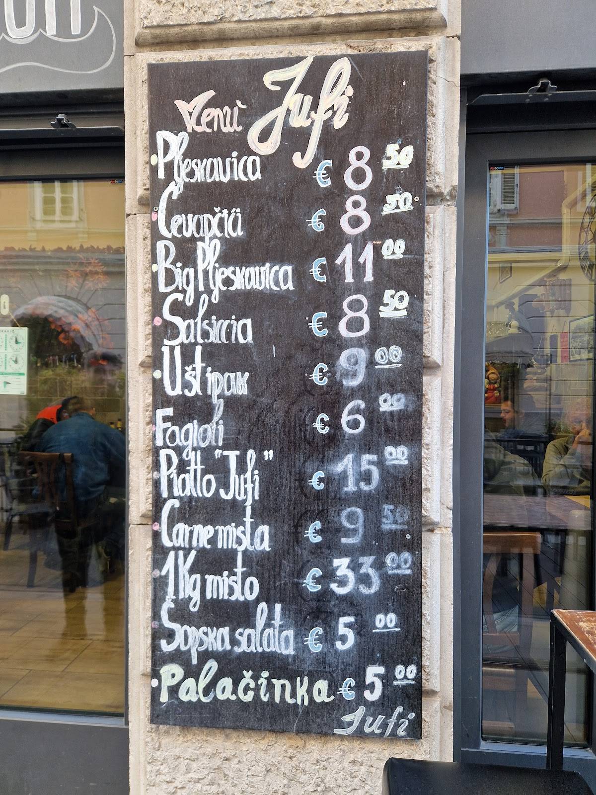 Menu di Jufi 