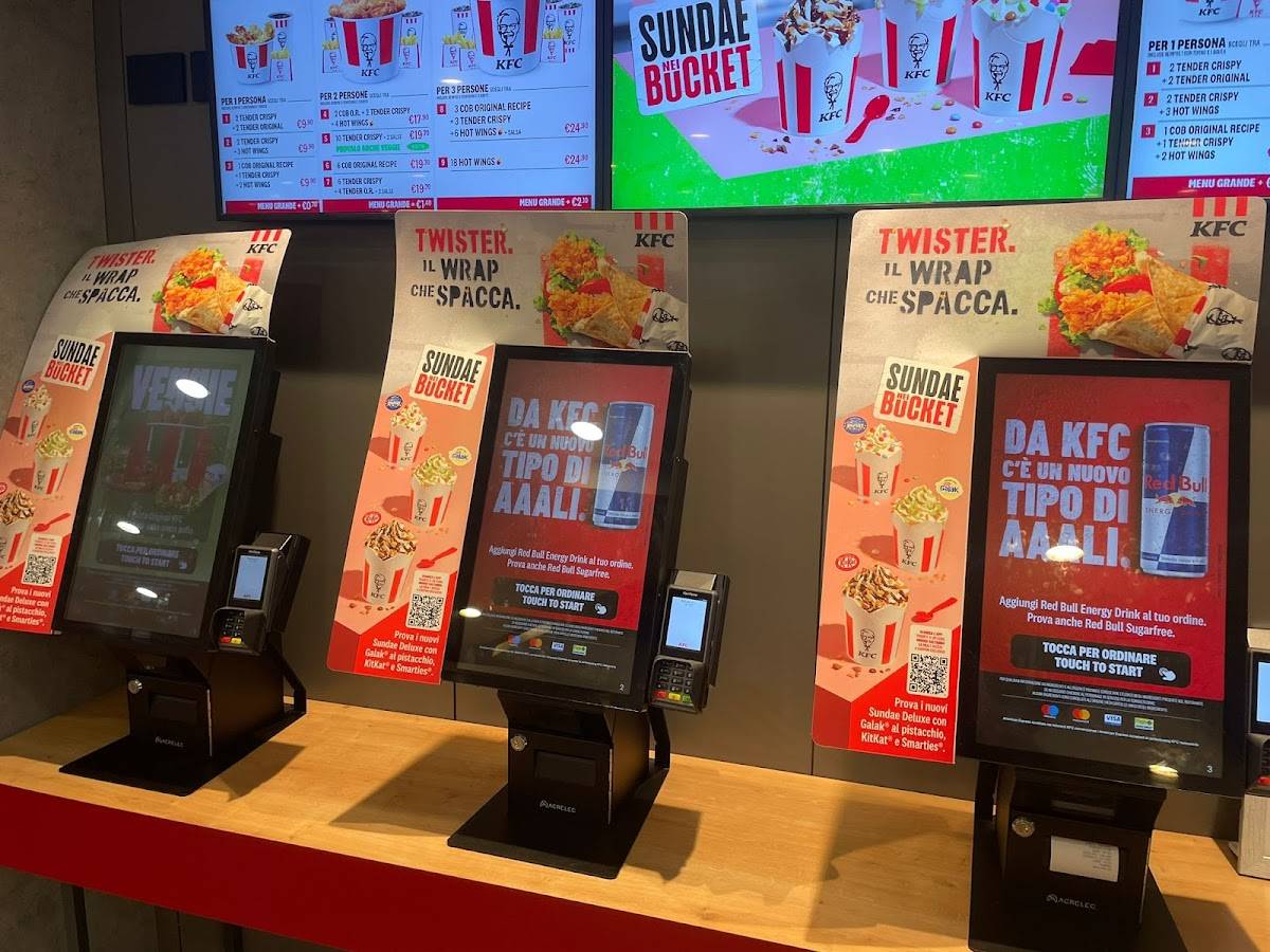 Menu de KFC