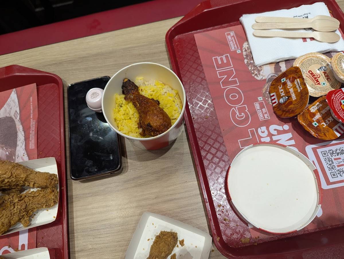 KFC menu