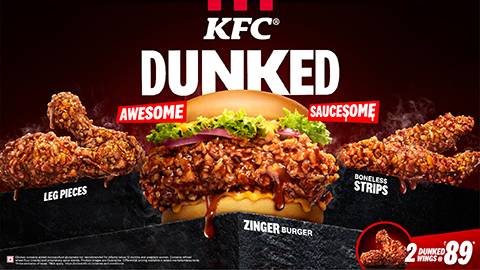 KFC menu