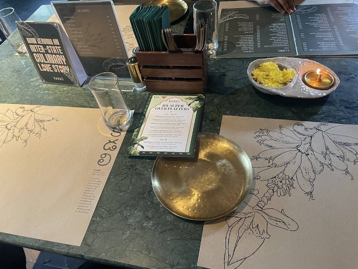 Kadali Kitchen menu