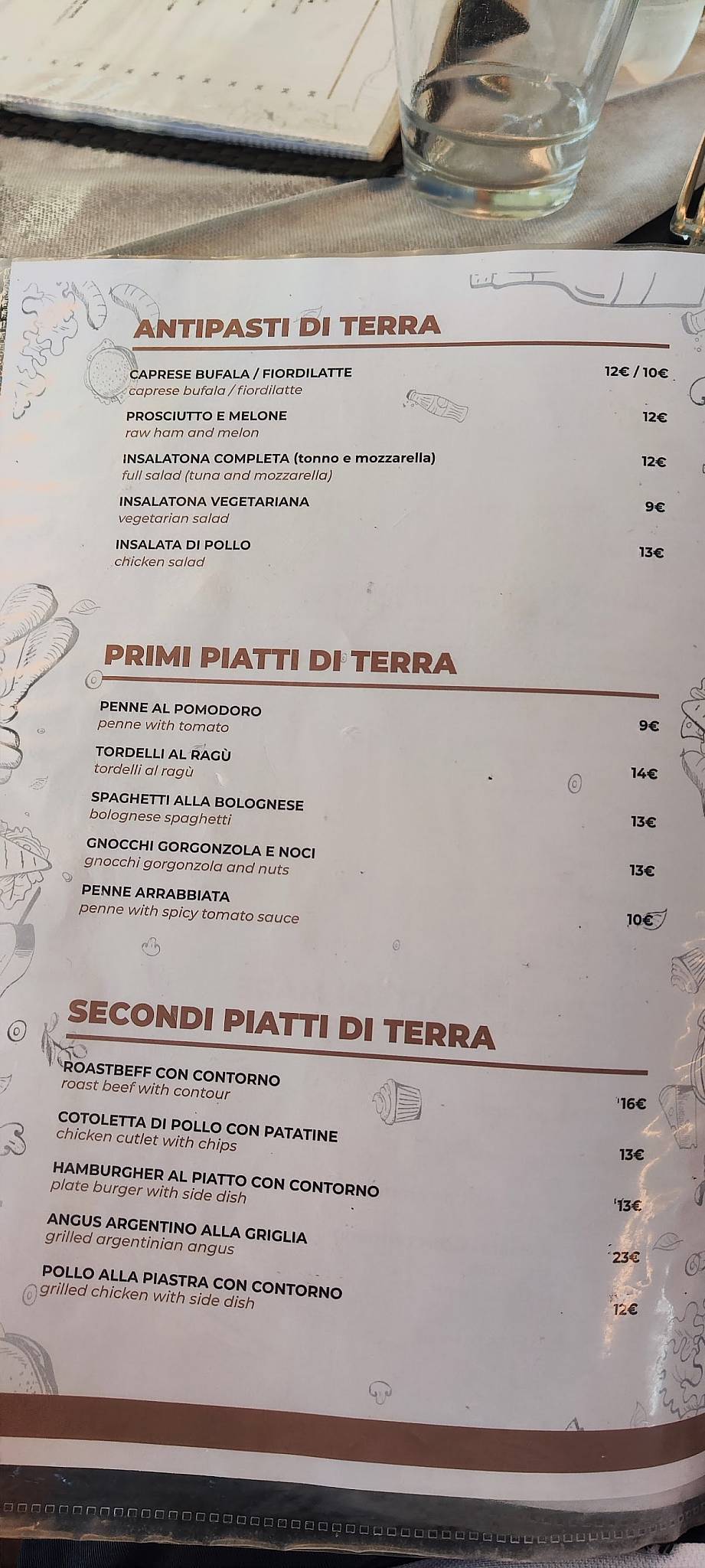 Menu di Kalika 