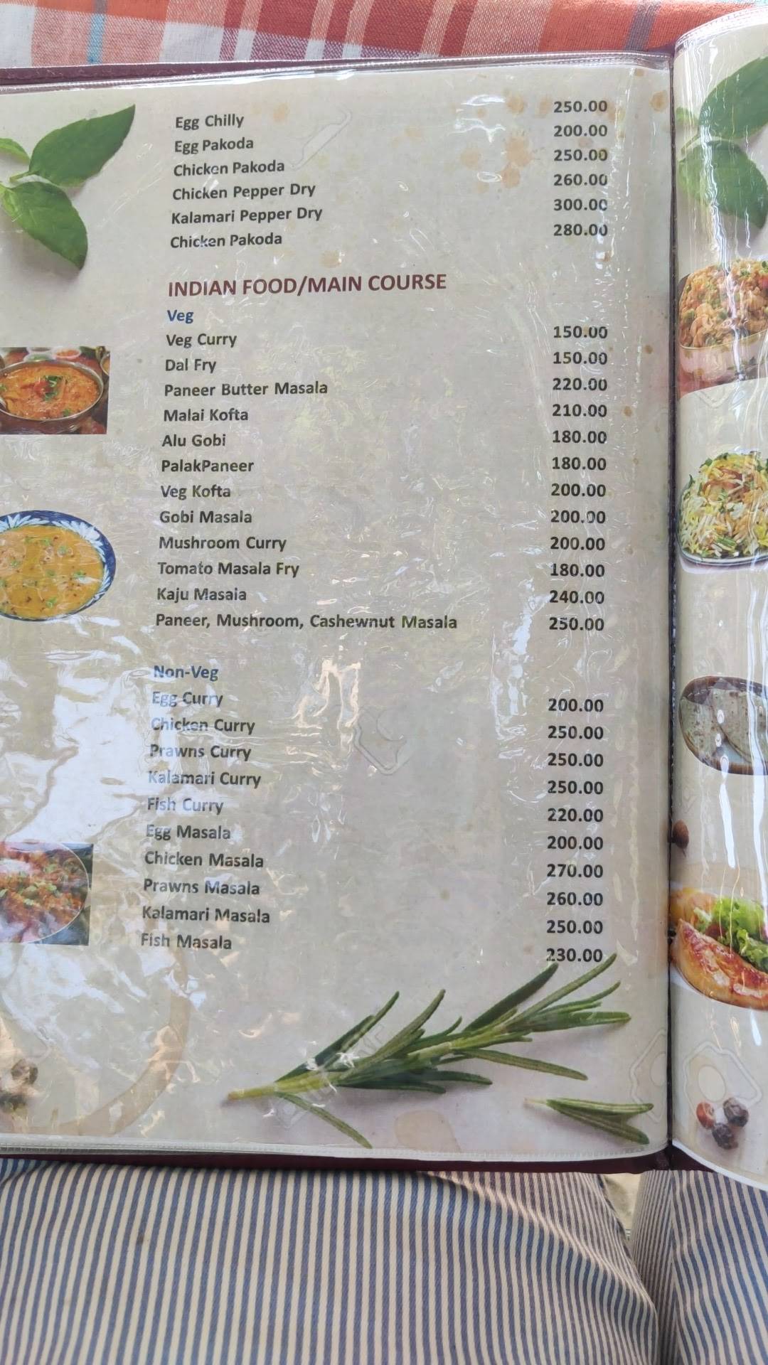 Kariyappa B Cafe menu