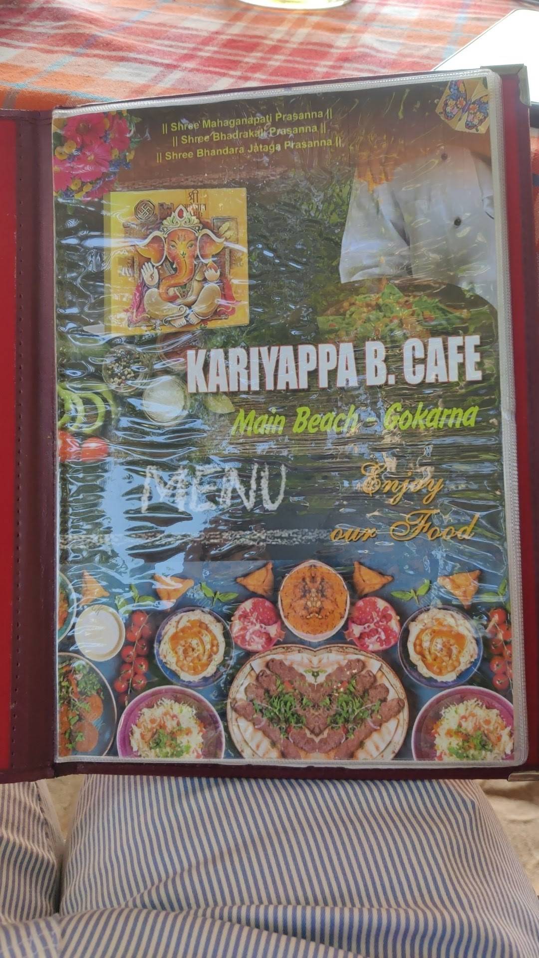 Kariyappa B Cafe menu