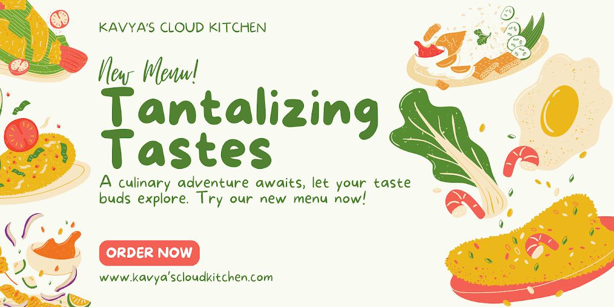 Kavya's Cloud Kitchen menu