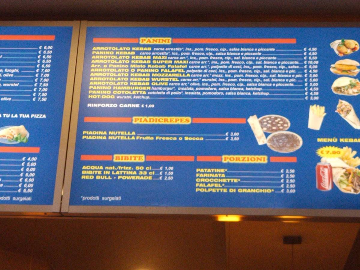 Menu di Kebab Mania 
