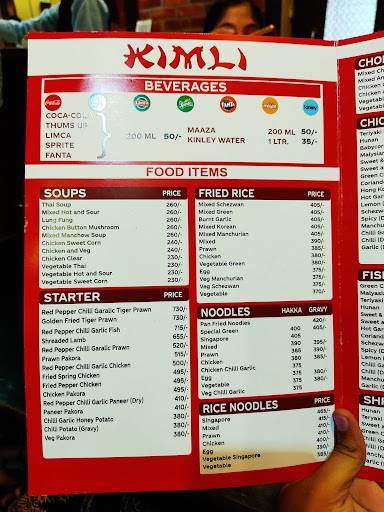 Kimli menu