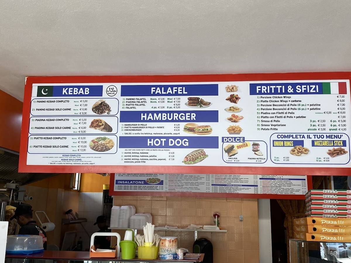 Menu di King Grill Kebab&Pizza 