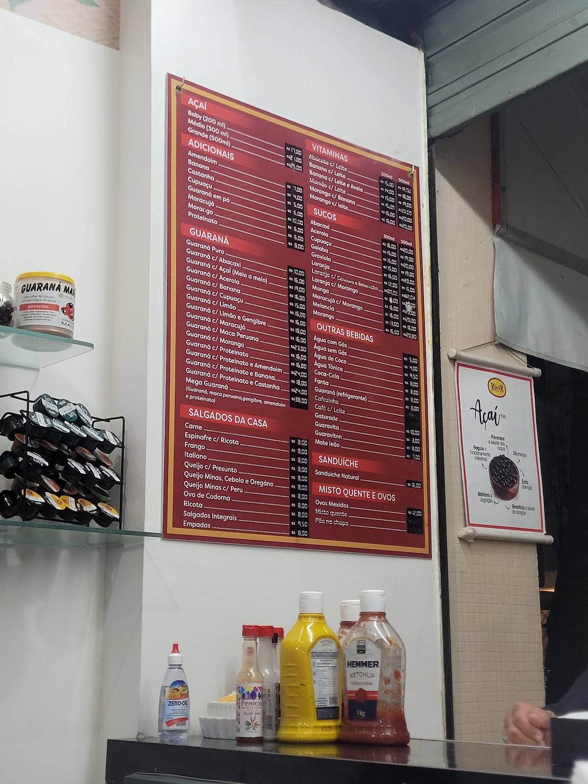 Kiosk da Tika cardápio