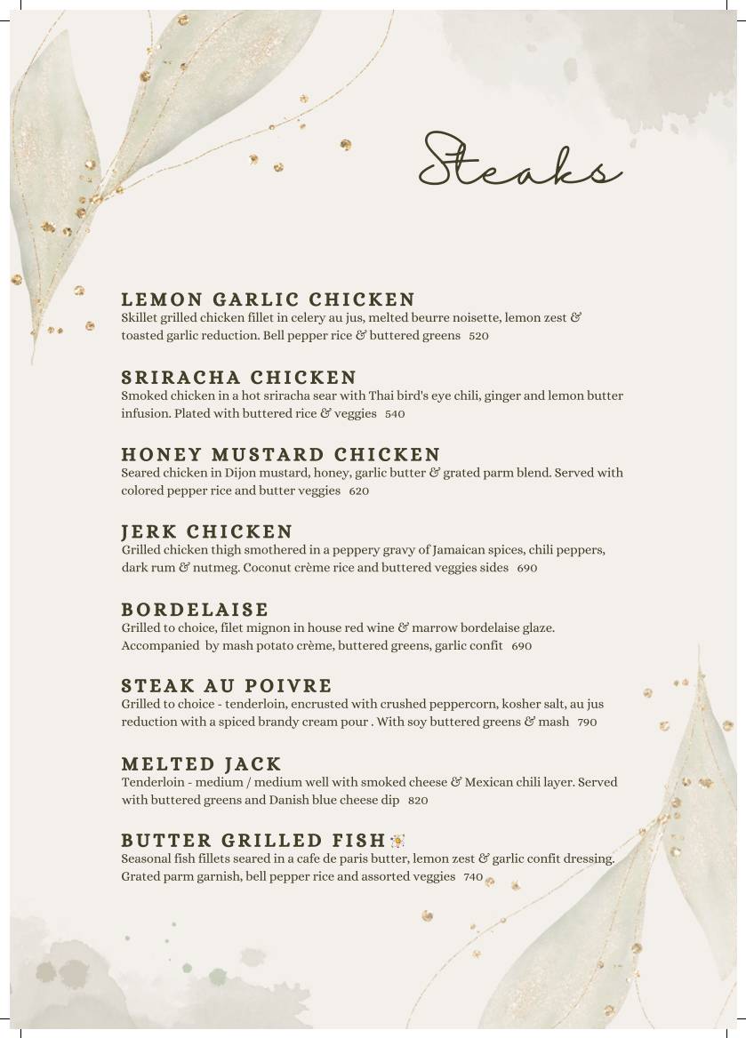 District 7 Encore menu