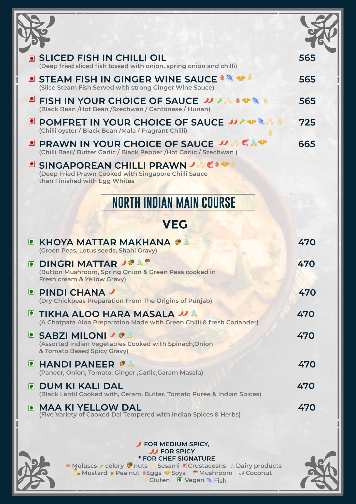 Botanik menu