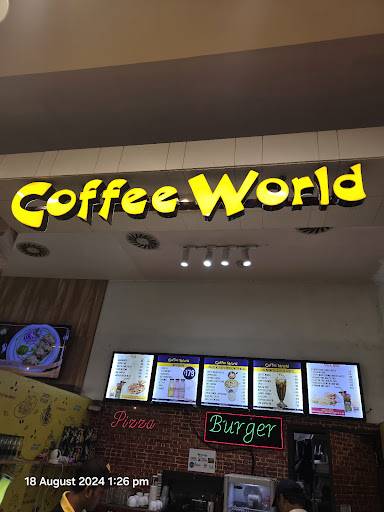 Coffee World menu