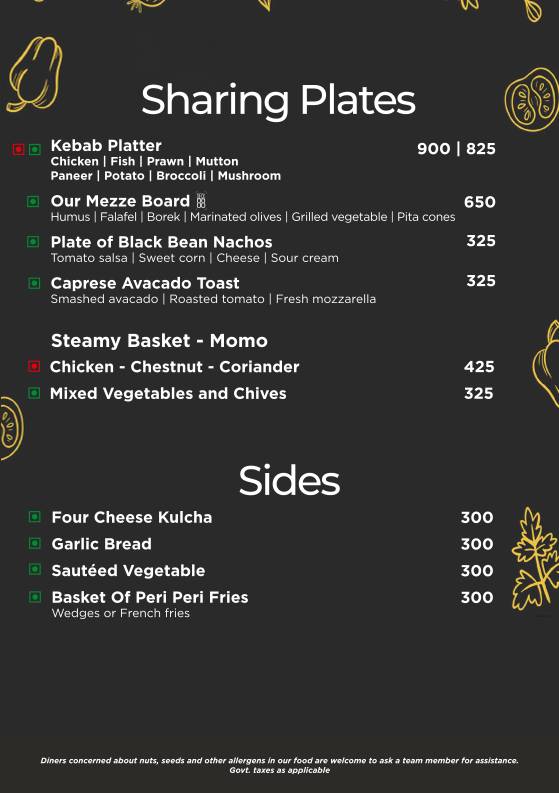 Deck 88 menu