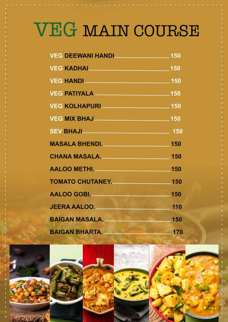 Krishna Restaurant (Pure Veg) menu