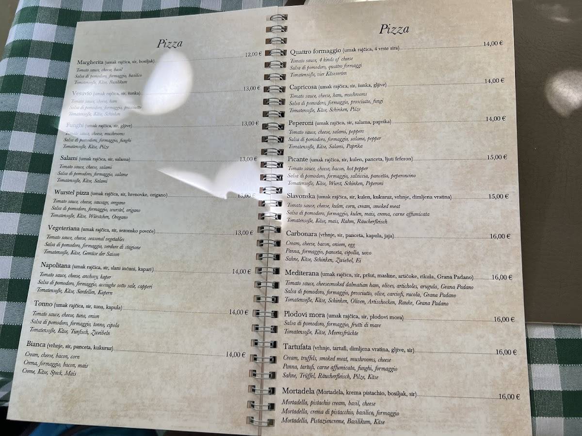 Menu di Kuzina 