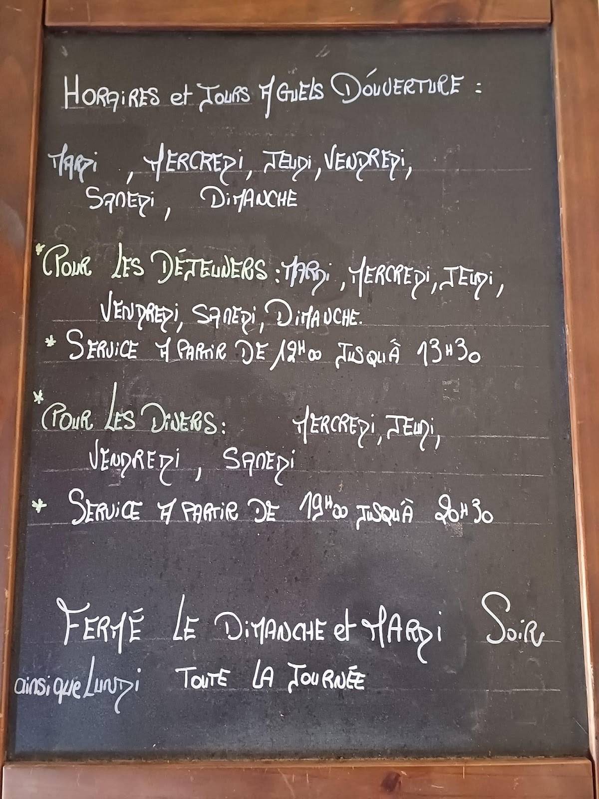 Menu de LE PROVENCAL 140 Avenue de la Rabasse 84600 Richerenches