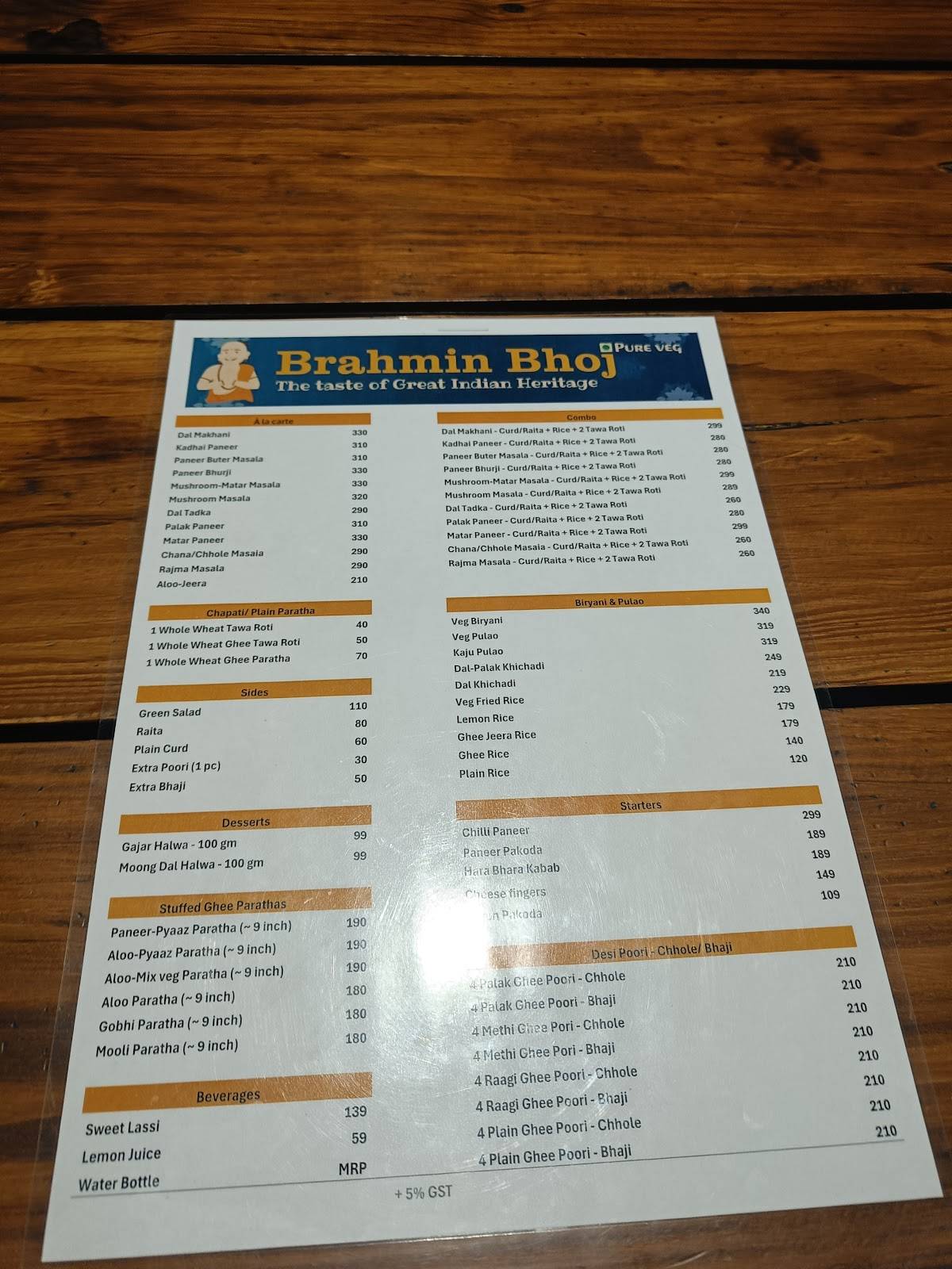 LITBOX menu