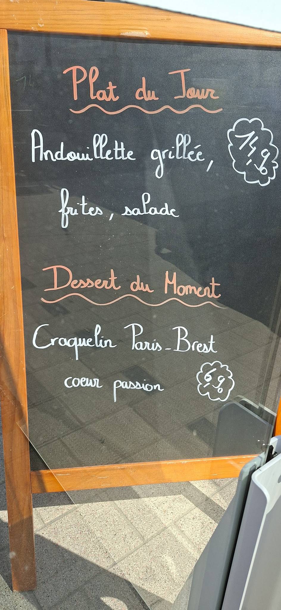 Menu de L'Iguane