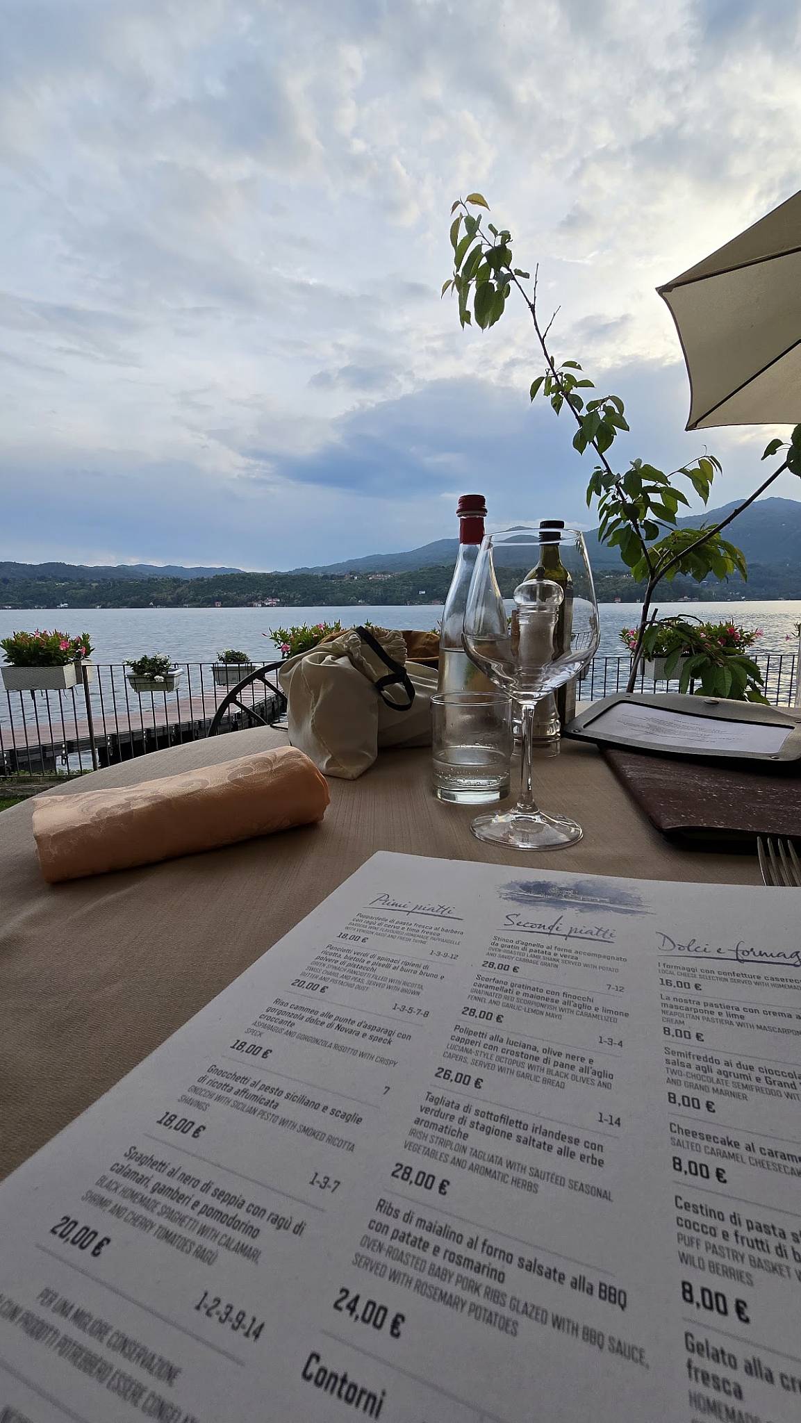 Menu di L'Ustaria Cà dal Rat 