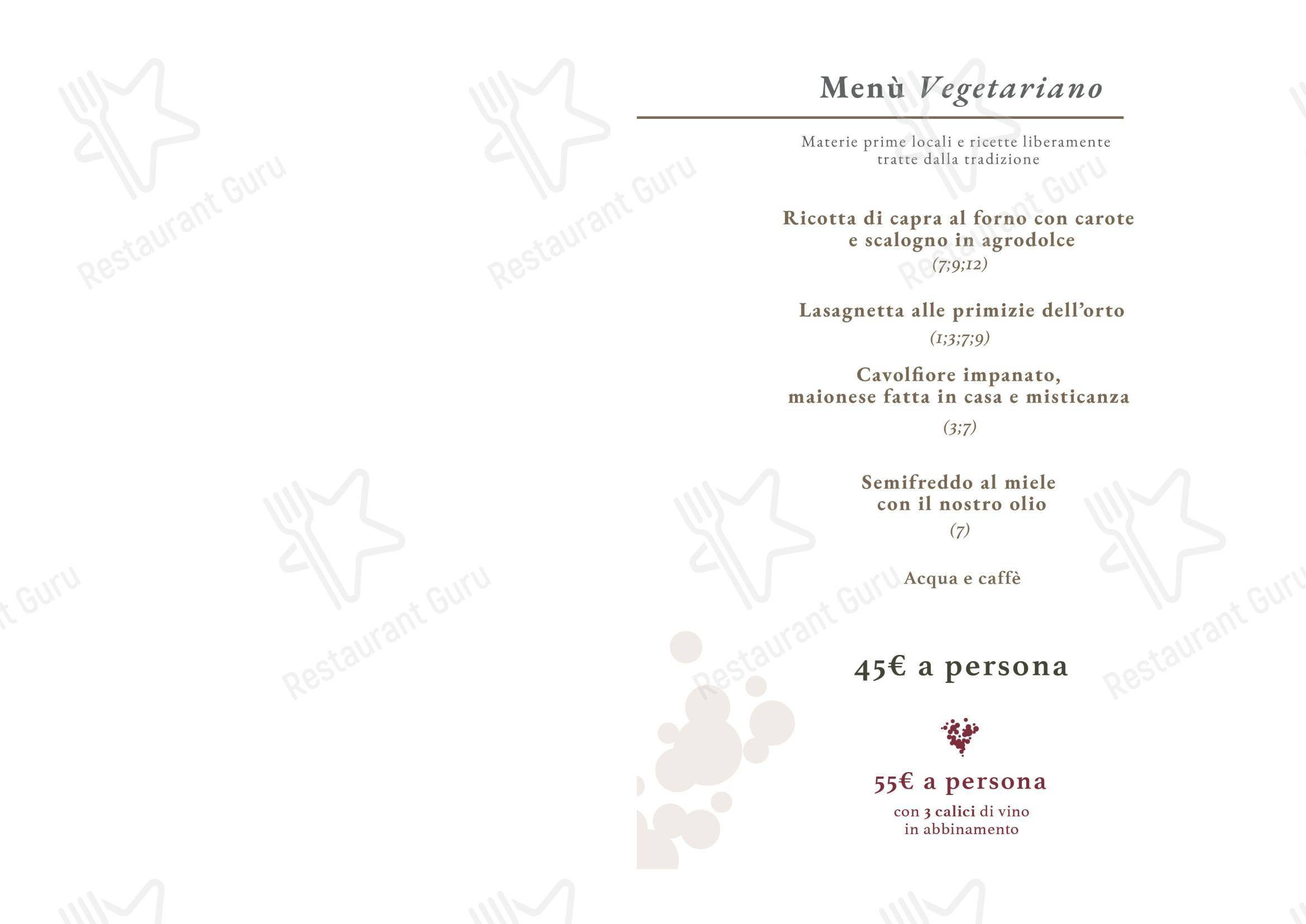 Agriturismo La Costa - Ristorante e Cantina - Cascina Galbusera Nera in Rovagnate - Menu